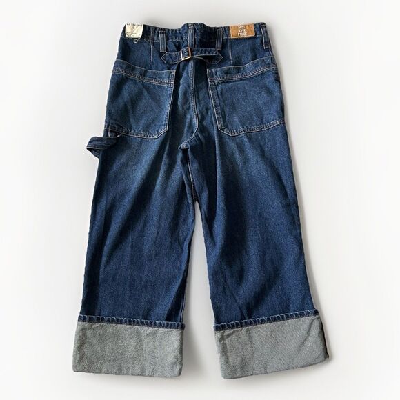 We The Free Major Leagues High Rise Cuff Crop Jean Womens 31 Carpenter - Picture 9 of 16